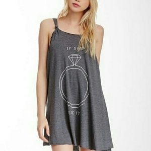 SALE Wildfox Put A Ring On It Tunic Coverup Tank  